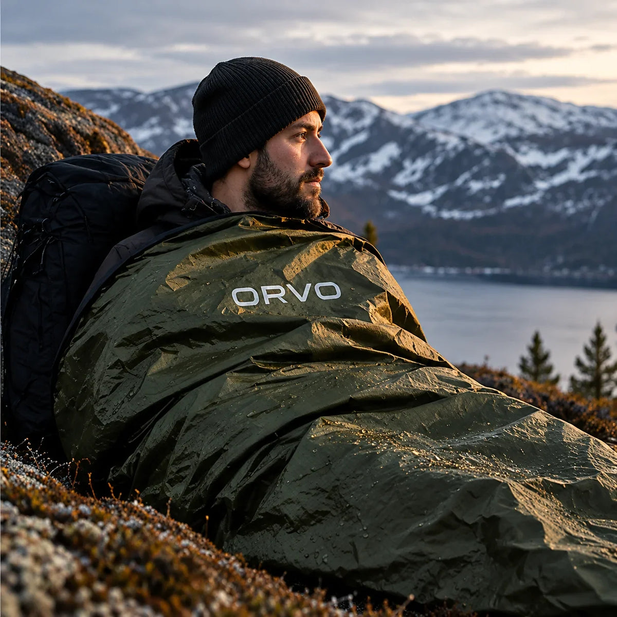 Nödsovsäck – kompakt bivy för bilen och krislådan