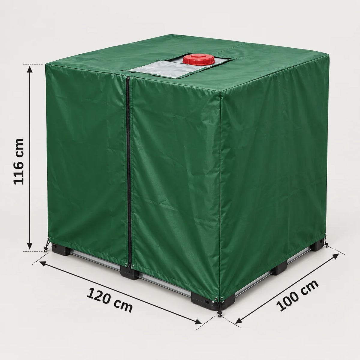 IBC-överdrag för 1000-liters tank – skydd mot alger och UV