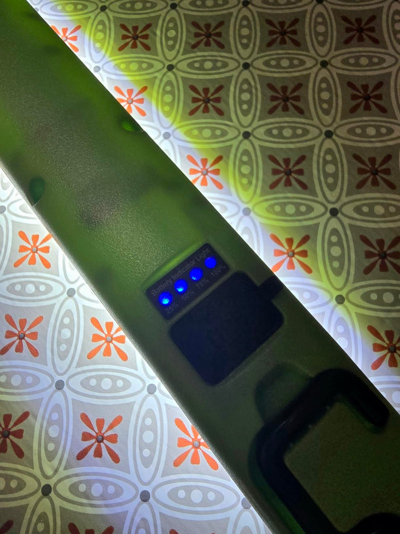 Kundens bild: Batteriindikatorn är smart